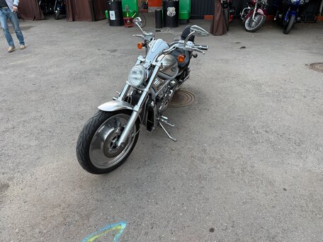 2003 Harley-Davidson V-Rod, серебристый, 800000 рублей, вид 5