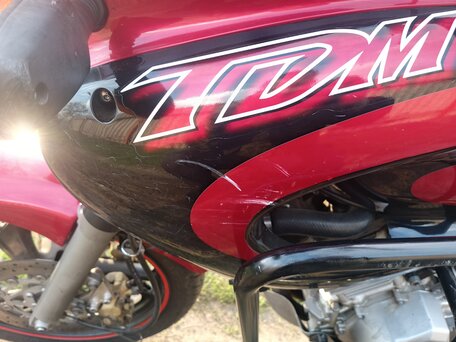 1999 Yamaha TDM850, красный, 350000 рублей, вид 5