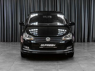 2017 Volkswagen Polo V Рестайлинг, чёрный, 1245000 рублей, вид 3