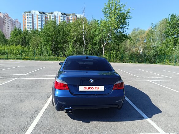 2005 BMW 5 серии 525i V (E60/E61), синий, 1000525 рублей - вид 3