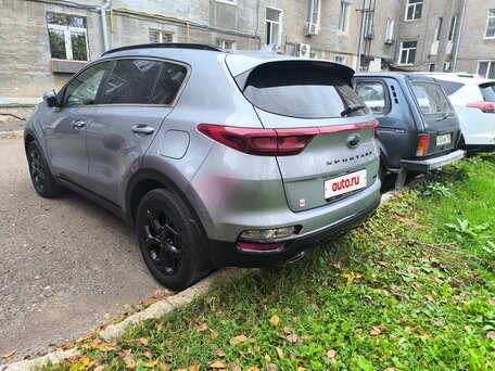2021 Kia Sportage IV Рестайлинг, серый, вид 5
