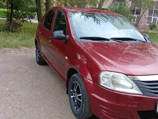 2012 Renault Logan I Рестайлинг, красный, 388000 рублей, вид 3