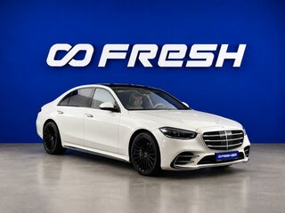 2021 Mercedes-Benz S-Класс 450 Long 4MATIC VII (W223), белый, 8299999 рублей, вид 1