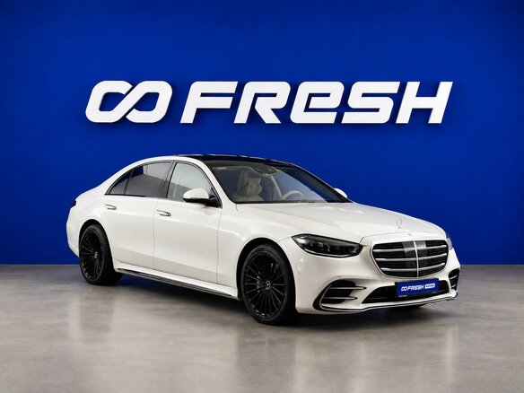 2021 Mercedes-Benz S-Класс 450 Long 4MATIC VII (W223), белый
