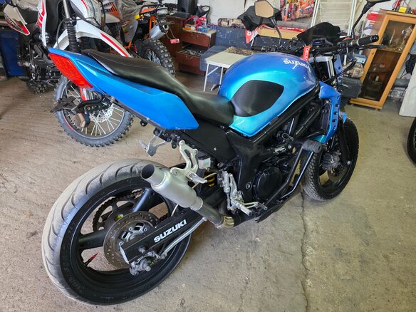 2002 Suzuki SV 650, синий, 245000 рублей - вид 7