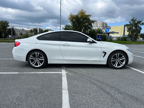 2014 BMW 4 серии 420i xDrive F32/F33/F36, белый, 1700000 рублей - вид 2