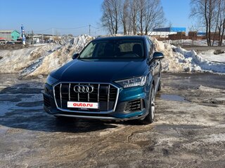 2020 Audi Q7 50 TDI II (4M) Рестайлинг, синий, 6449000 рублей, вид 2