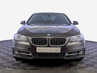 2014 BMW 5 серии Long 520Li VI (F10/F11/F07) Рестайлинг, коричневый, 1895000 рублей, вид 2