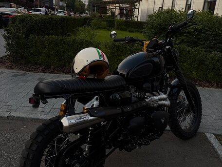 2016 Triumph Scrambler, чёрный, 1590000 рублей, вид 1