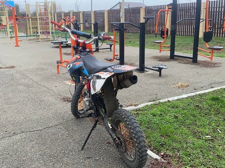 2021 YCF Bigy 125MX, оранжевый, 65000 рублей, вид 2