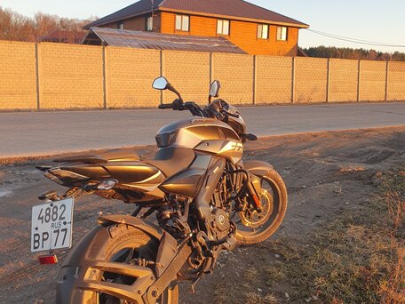 2022 Bajaj Pulsar NS 200, серый, 260000 рублей, вид 3