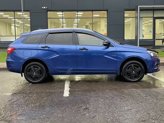 2021 Lada (ВАЗ) Vesta SW I, синий, 1150000 рублей, вид 4