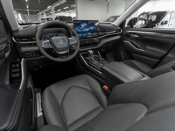 2026 Toyota Highlander IV (XU70), синий - вид 6