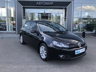 2010 Volkswagen Golf VI, чёрный, 1069000 рублей, вид 3