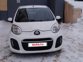 2012 Citroen C1 I Рестайлинг 2, белый, 365000 рублей, вид 3