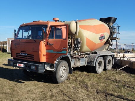 2003 КамАЗ Автобетоносмеситель, оранжевый, 1500000 рублей, вид 2