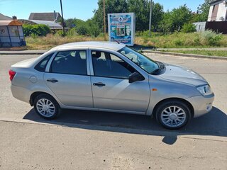 2014 Lada (ВАЗ) Granta I, серебристый, 700000 рублей, вид 4