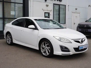 2011 Mazda 6 II (GH) Рестайлинг, белый, 940000 рублей, вид 3
