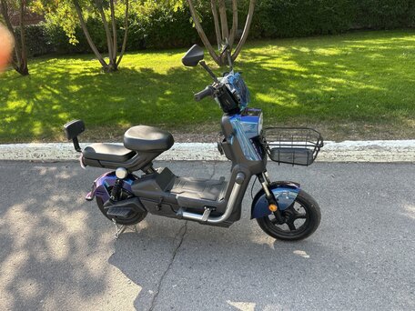 2026 E-Moto YH50QT, пурпурный, 59000 рублей, вид 3