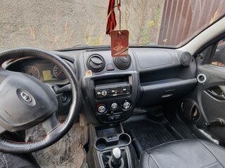 2012 Lada (ВАЗ) Granta I, чёрный, 190000 рублей, вид 5