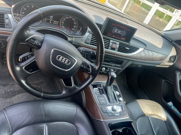 2015 Audi A6 IV (C7) Рестайлинг, чёрный, 1300000 рублей - вид 6