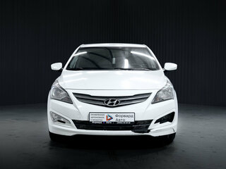 2016 Hyundai Solaris I Рестайлинг, белый, 849000 рублей, вид 2