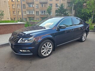 2014 Volkswagen Passat B7, синий, 1620000 рублей, вид 1