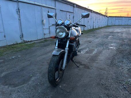 1997 Honda CB 400 Super Four, серебристый, 265000 рублей, вид 1