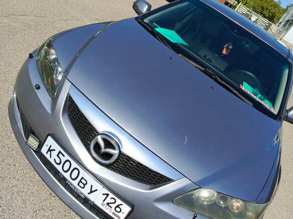 2006 Mazda 6 I (GG) Рестайлинг, серебристый, 470000 рублей - вид 12