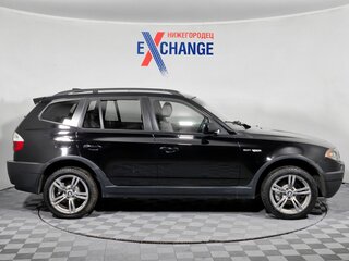 2005 BMW X3 30i I (E83), чёрный, 659000 рублей, вид 4