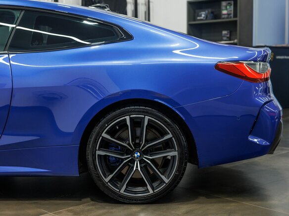 2021 BMW 4 серии 420d xDrive G22, G23, G26, синий - вид 15
