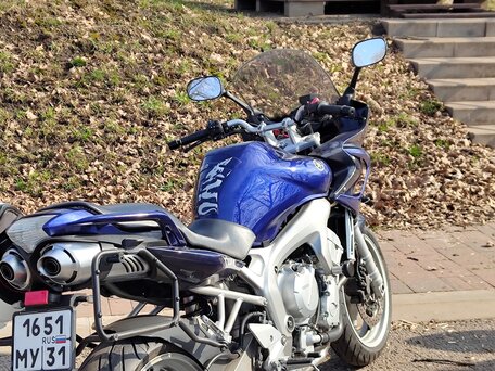 2004 Yamaha FZS600 Fazer, синий, 400000 рублей, вид 5