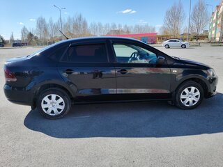 2013 Volkswagen Polo V, чёрный, 764000 рублей, вид 2