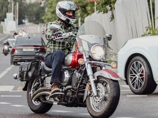 2005 Yamaha XVS650 Drag Star, красный, 536377 рублей, вид 2