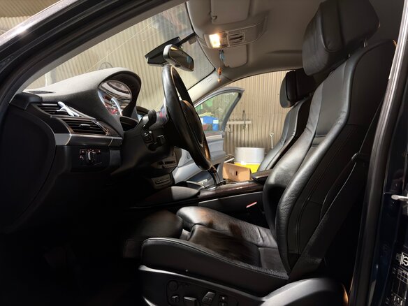 2013 BMW X6 35i I (E71) Рестайлинг, синий - вид 11
