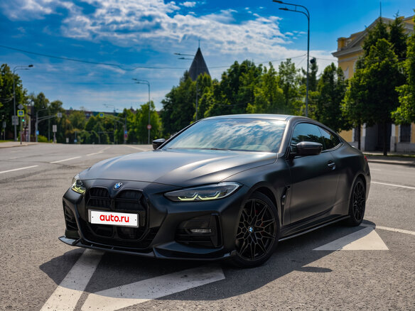 2021 BMW 4 серии 430i G22, G23, G26, чёрный, 4899999 рублей
