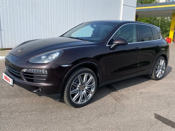 2014 Porsche Cayenne II Рестайлинг (958), коричневый, 2495000 рублей - вид 4