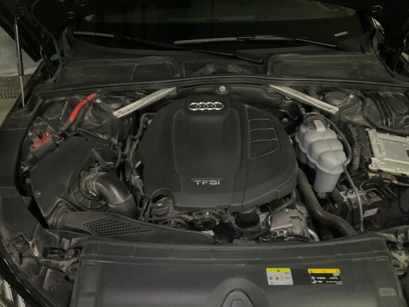 2021 Audi A4 35 TFSI V (B9) Рестайлинг, серый, 3950000 рублей - вид 9