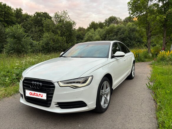 2011 Audi A6 IV (C7), белый, 1600000 рублей - вид 4