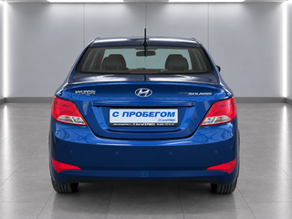 2014 Hyundai Solaris I Рестайлинг, синий, 770000 рублей, вид 3