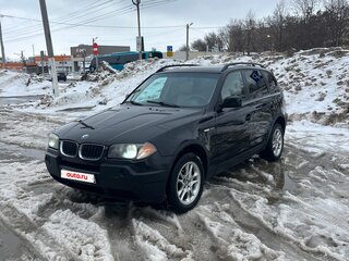 2005 BMW X3 25i I (E83), чёрный, 790000 рублей, вид 2