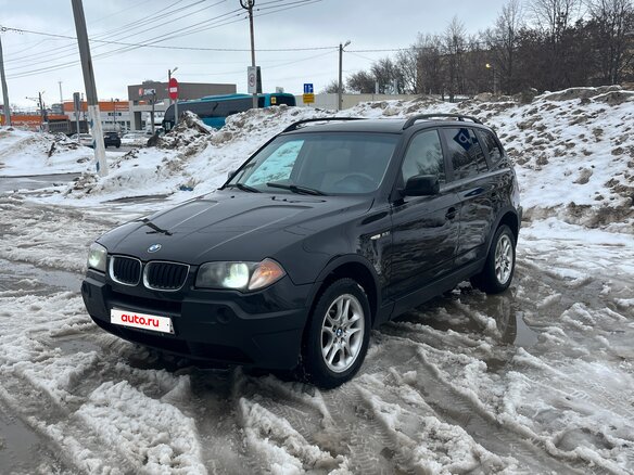 2005 BMW X3 25i I (E83), чёрный, 790000 рублей - вид 1