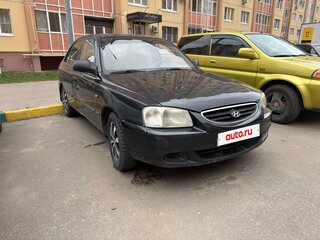 2008 Hyundai Accent ТагАЗ II, чёрный, 190000 рублей, вид 2
