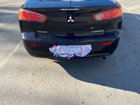 2007 Mitsubishi Lancer X, чёрный, 600000 рублей, вид 3