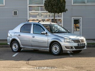 2013 Renault Logan I Рестайлинг, серый, 495000 рублей, вид 3
