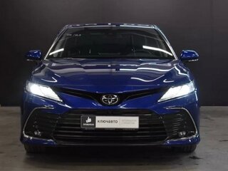 2021 Toyota Camry VIII (XV70) Рестайлинг, синий, 3500000 рублей, вид 2