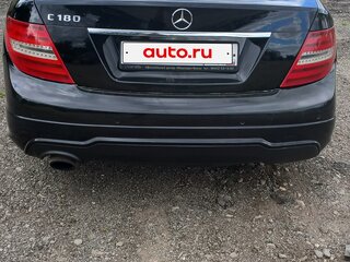 2011 Mercedes-Benz C-Класс 180 BlueEFFICIENCY III (W204) Рестайлинг, чёрный, 1290000 рублей, вид 4