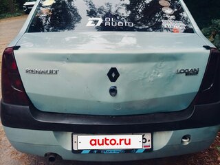 2007 Renault Logan I, зелёный, 350000 рублей, вид 4