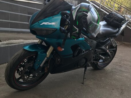 2005 Yamaha YZF-R6, зелёный, 420000 рублей, вид 2