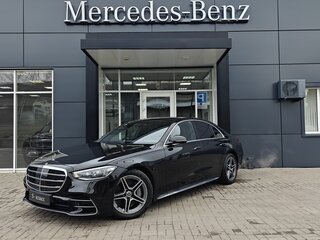 2022 Mercedes-Benz S-Класс 400 d 4MATIC VII (W223), чёрный, 9490000 рублей, вид 1